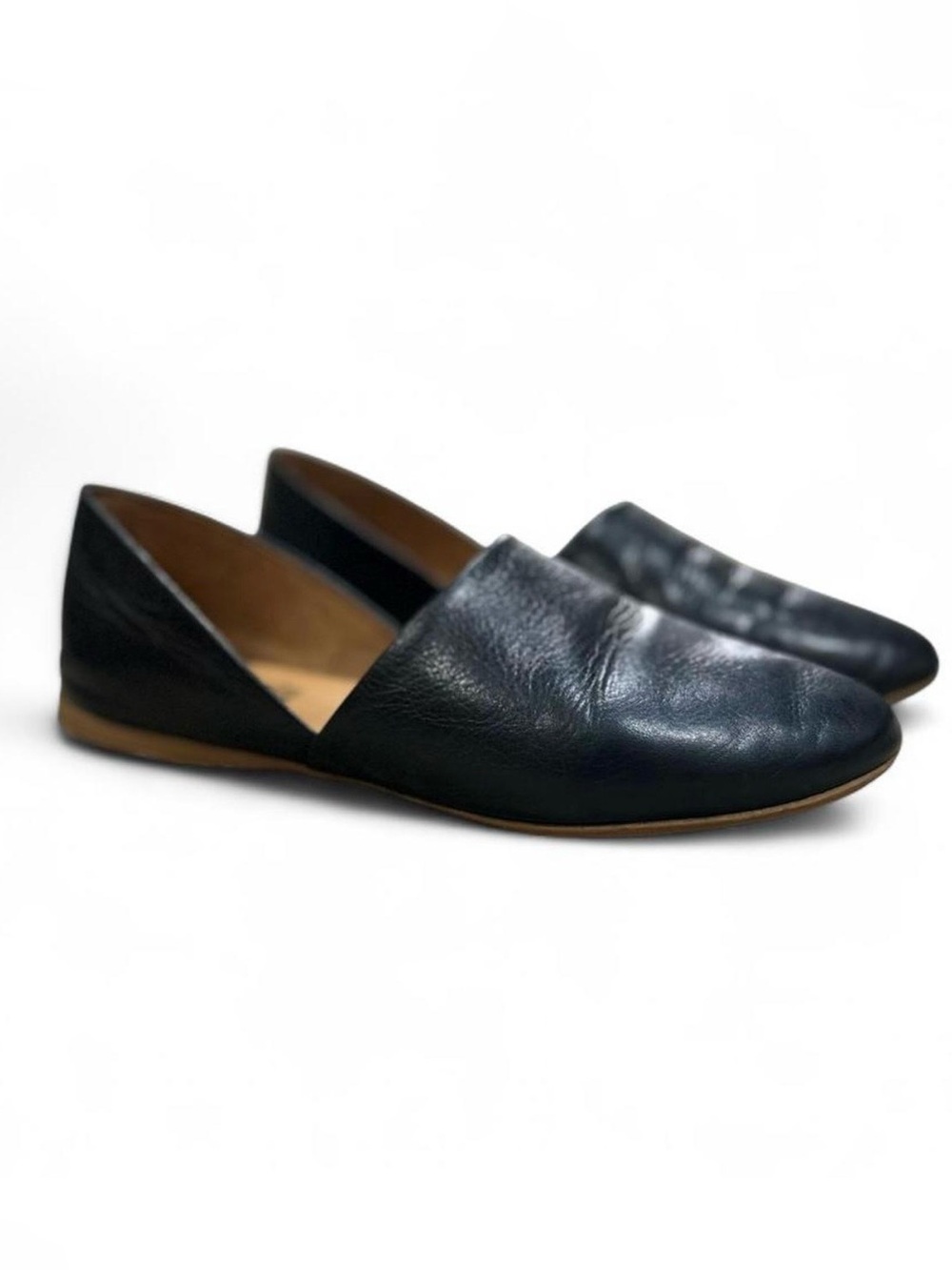 Miz Mooz | Black Soft Leather Flats Slip On "Kimmy" Woman's Size 36 US 5.5